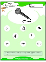 M Sesi Çalışma Sayfaları